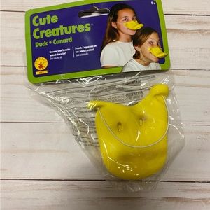 Brand New Duck Costume Mouth Mask Yellow